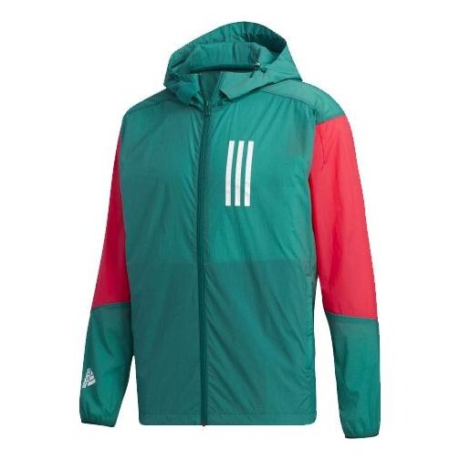 

Куртка adidas Windbreaker Casual Sports Men's Hats Jacket Forest Green, зеленый