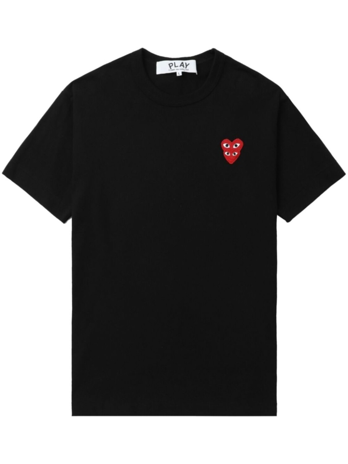 

Comme Des Garçons Play футболка с логотипом, черный
