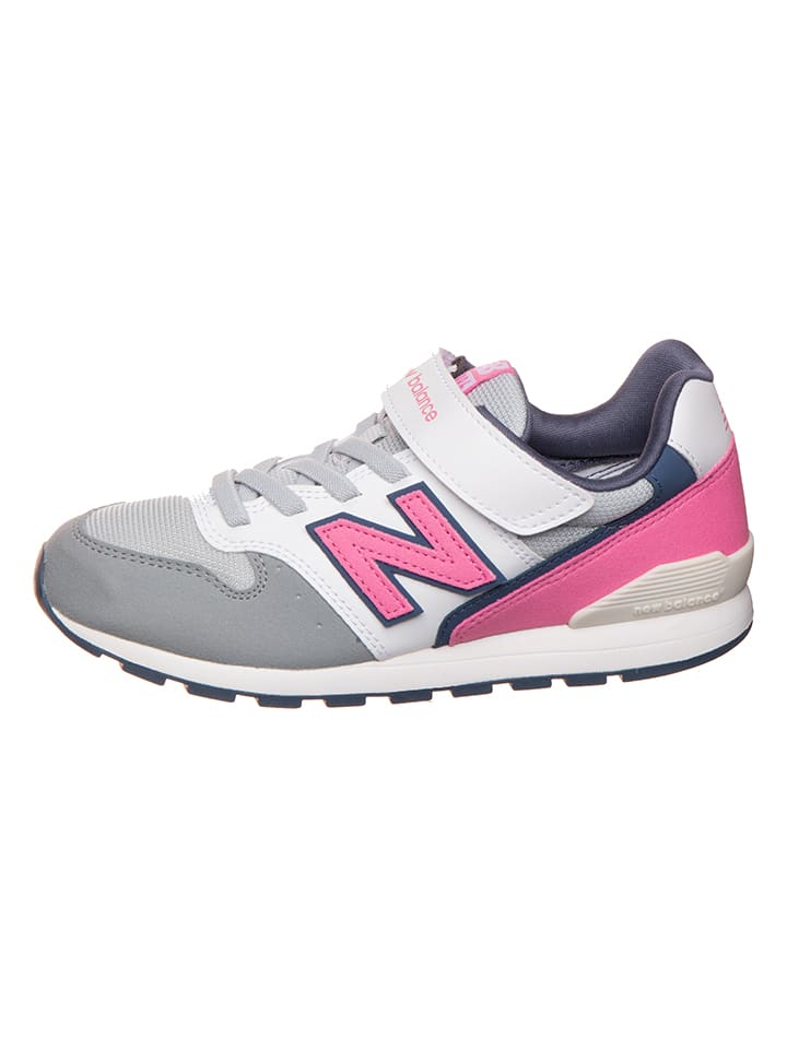 

Кроссовки на шнуровке New Balance, цвет weiß/grau/pink