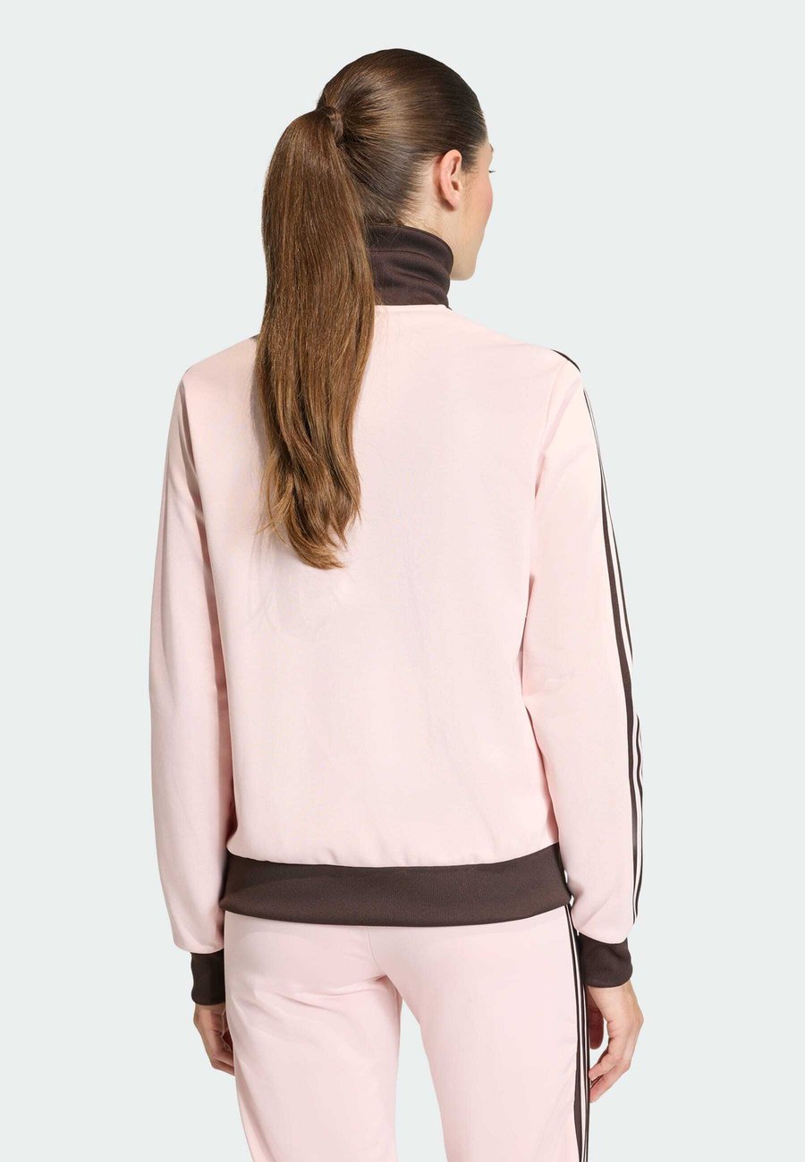 Толстовка Adidas Originals CLASSIC TT, Sandy Pink Aurora Coffee/Pink — фото 2