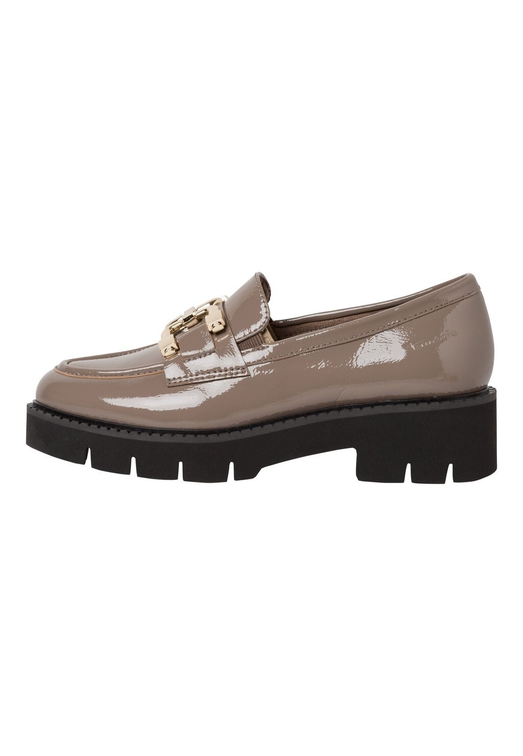 

Туфли без шнурков Comfort Tamaris, цвет taupe patent
