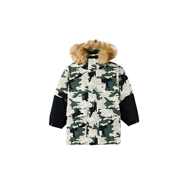 Детская пуховая куртка с капюшоном Moderate Hooded New Balance, mix