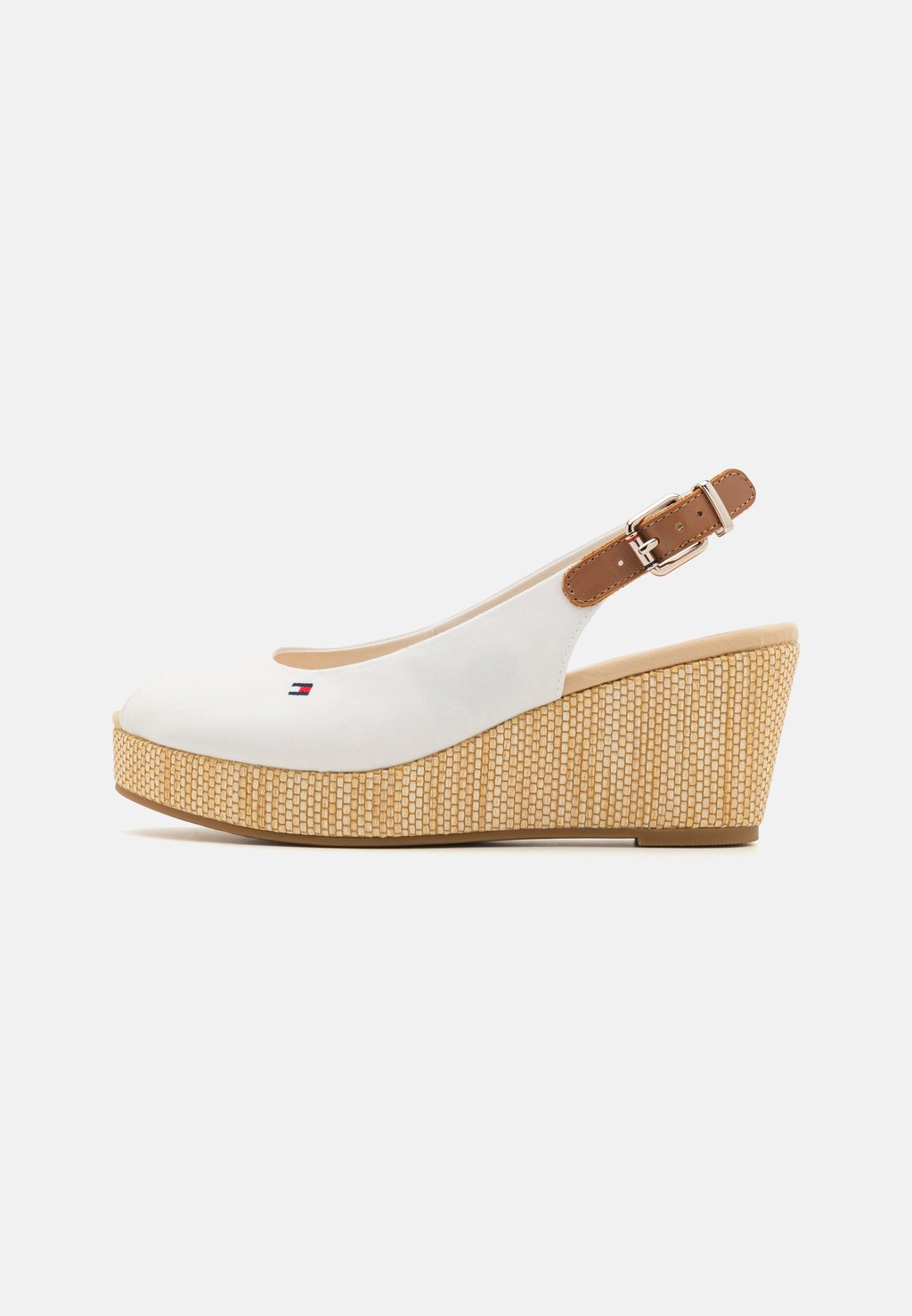 

Сандалии на танкетке ICONIC ELBA SLING BACK WEDGE Tommy Hilfiger, цвет ecru