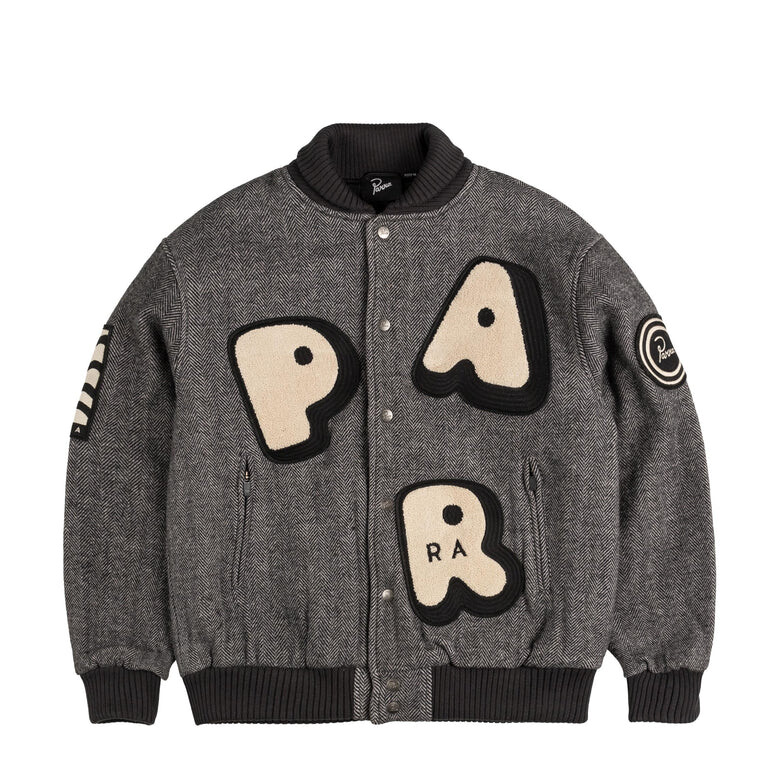 

Куртка rounded par varsity jacket By Parra, серый