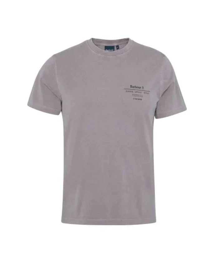 

Футболка с графическим принтом коричневого цвета Barbour, коричневый