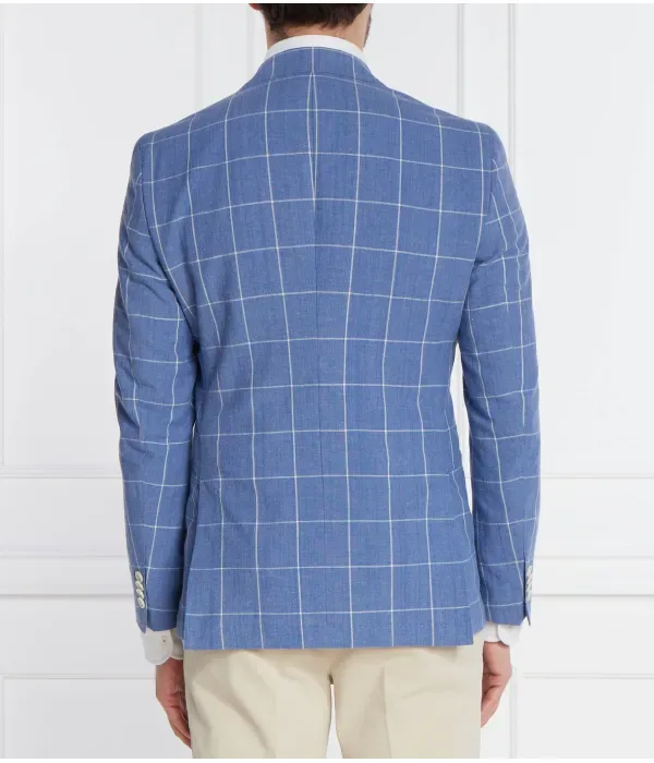Элегантная куртка C-Hug slim fit Boss, синий — фото 4