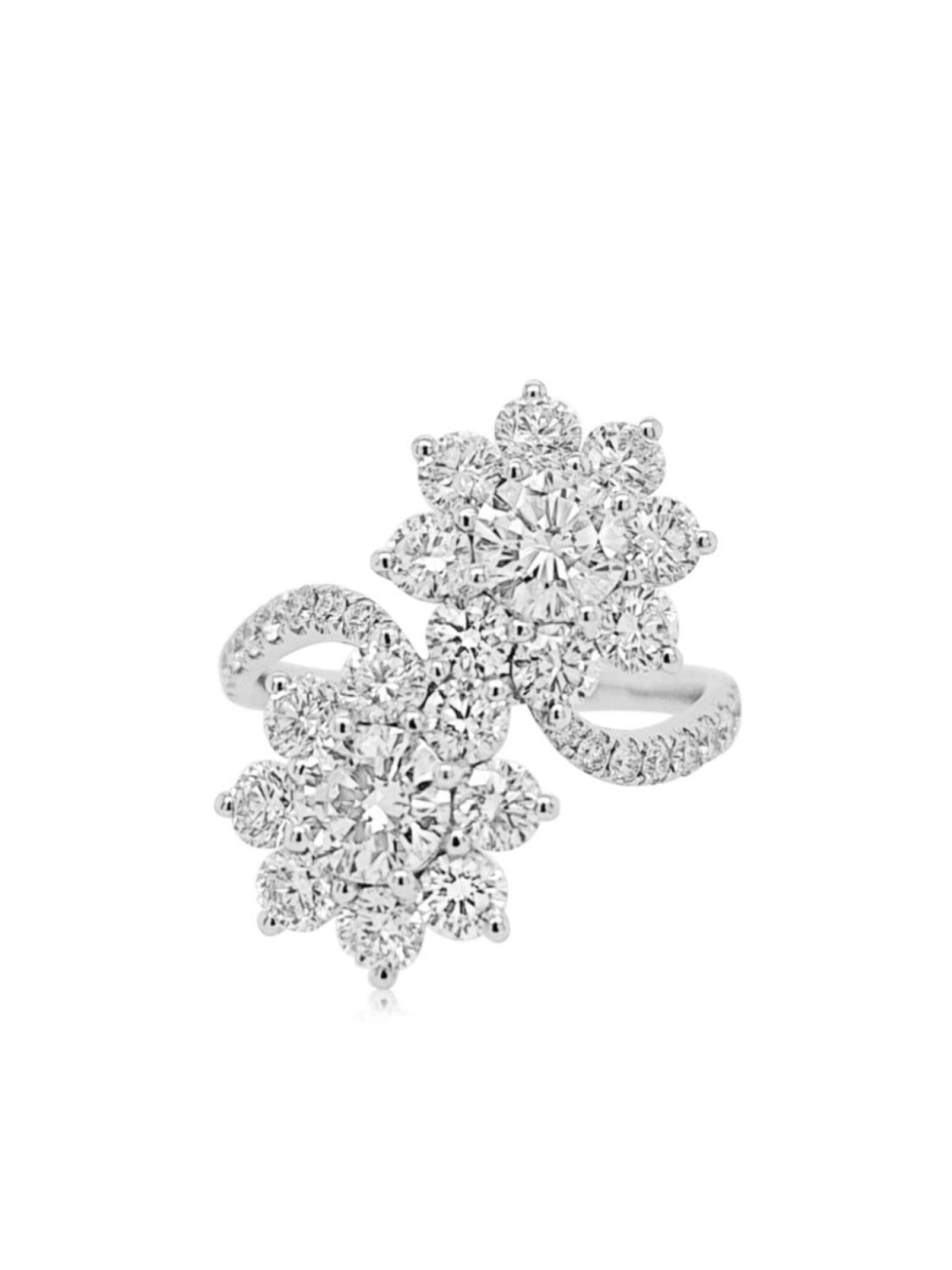 

Кольцо в форме цветка HYT Jewelry, серебряный