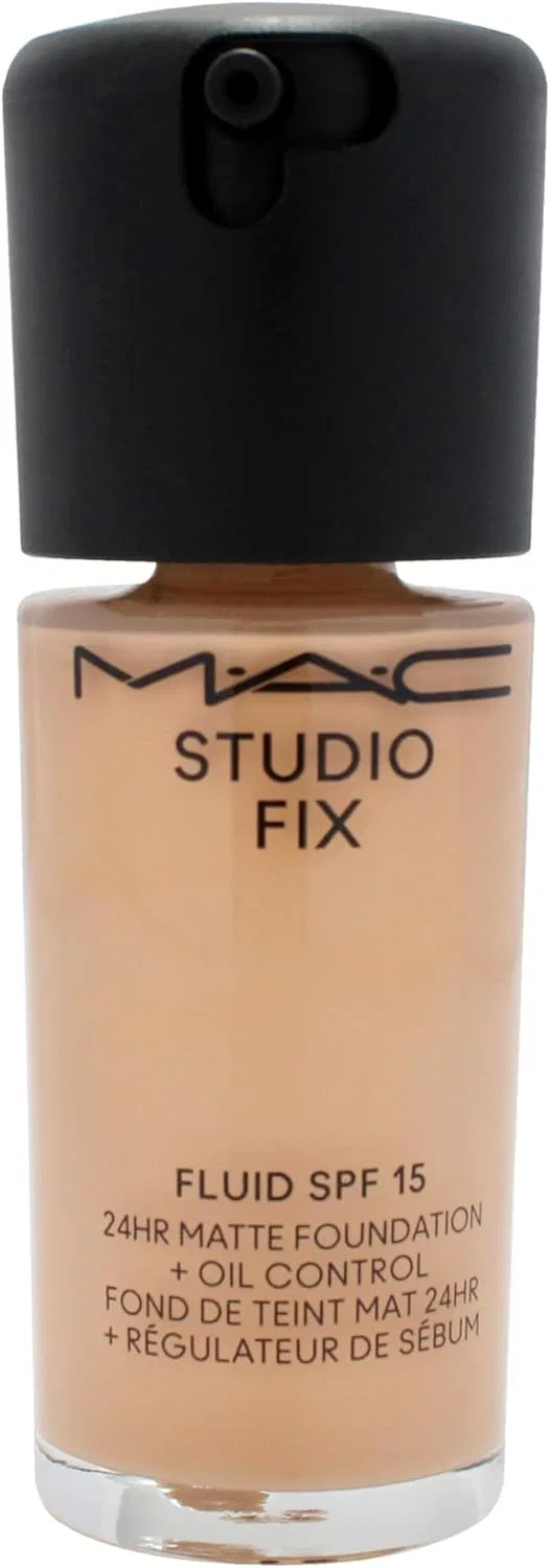 Тональная основа Mac Studio Fix Fluid SPF 15 24Hr Matte Foundation NC27 28 г — фото 2