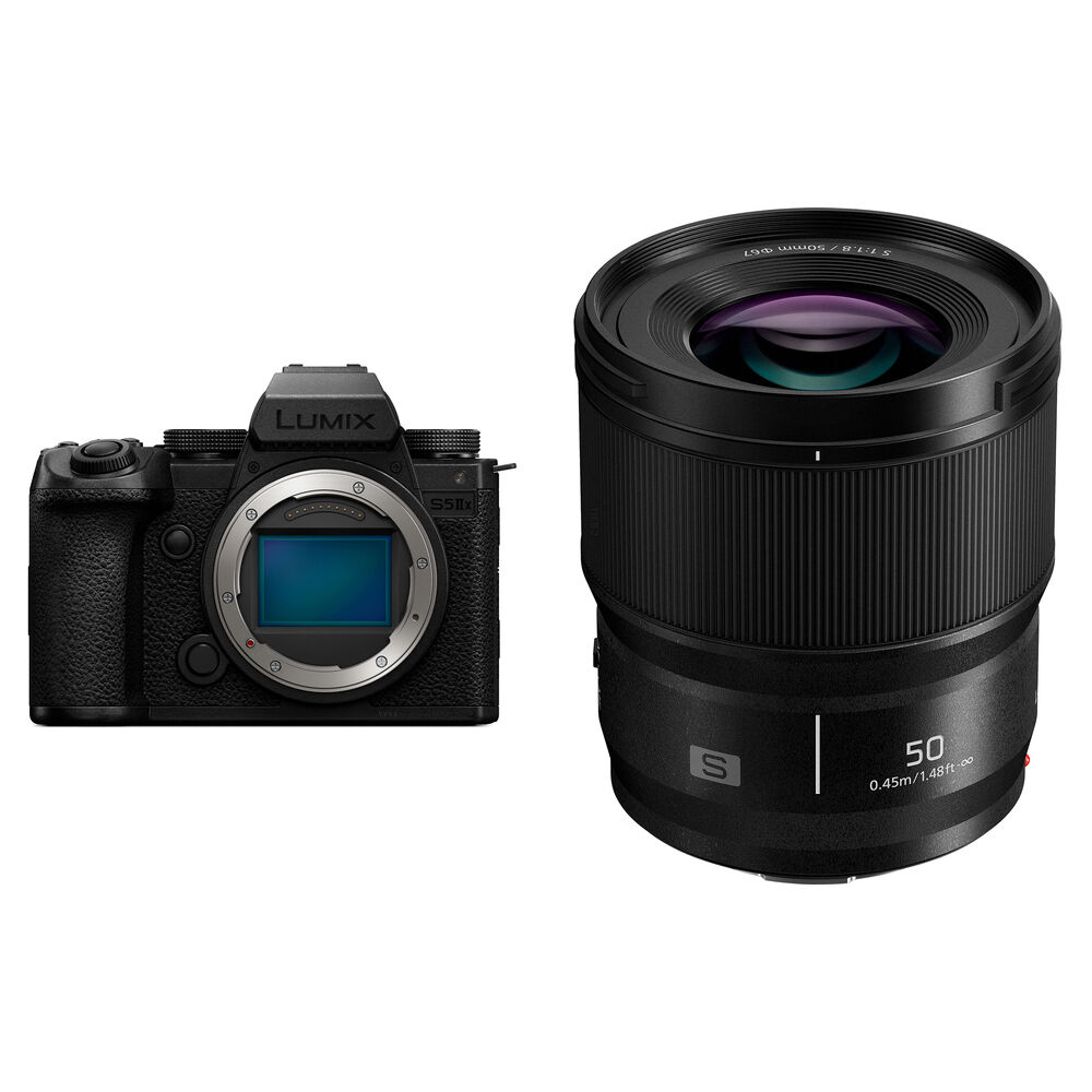 

Беззеркальная камера Panasonic Lumix S5 IIX Mirrorless Camera with 50mm Lens Kit
