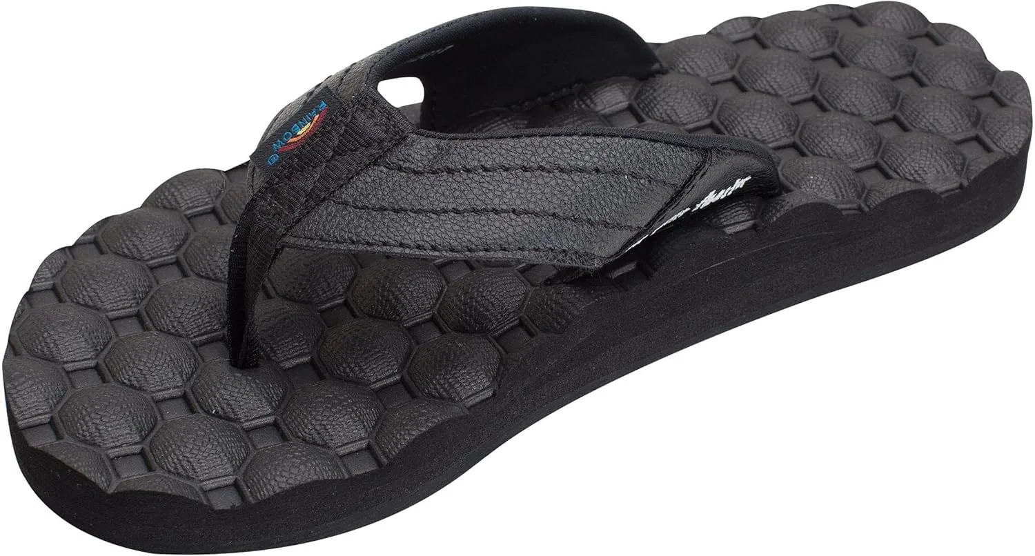Мужские сандалии Rainbow из резины, однослойные, голографические Rainbow Sandals, Black