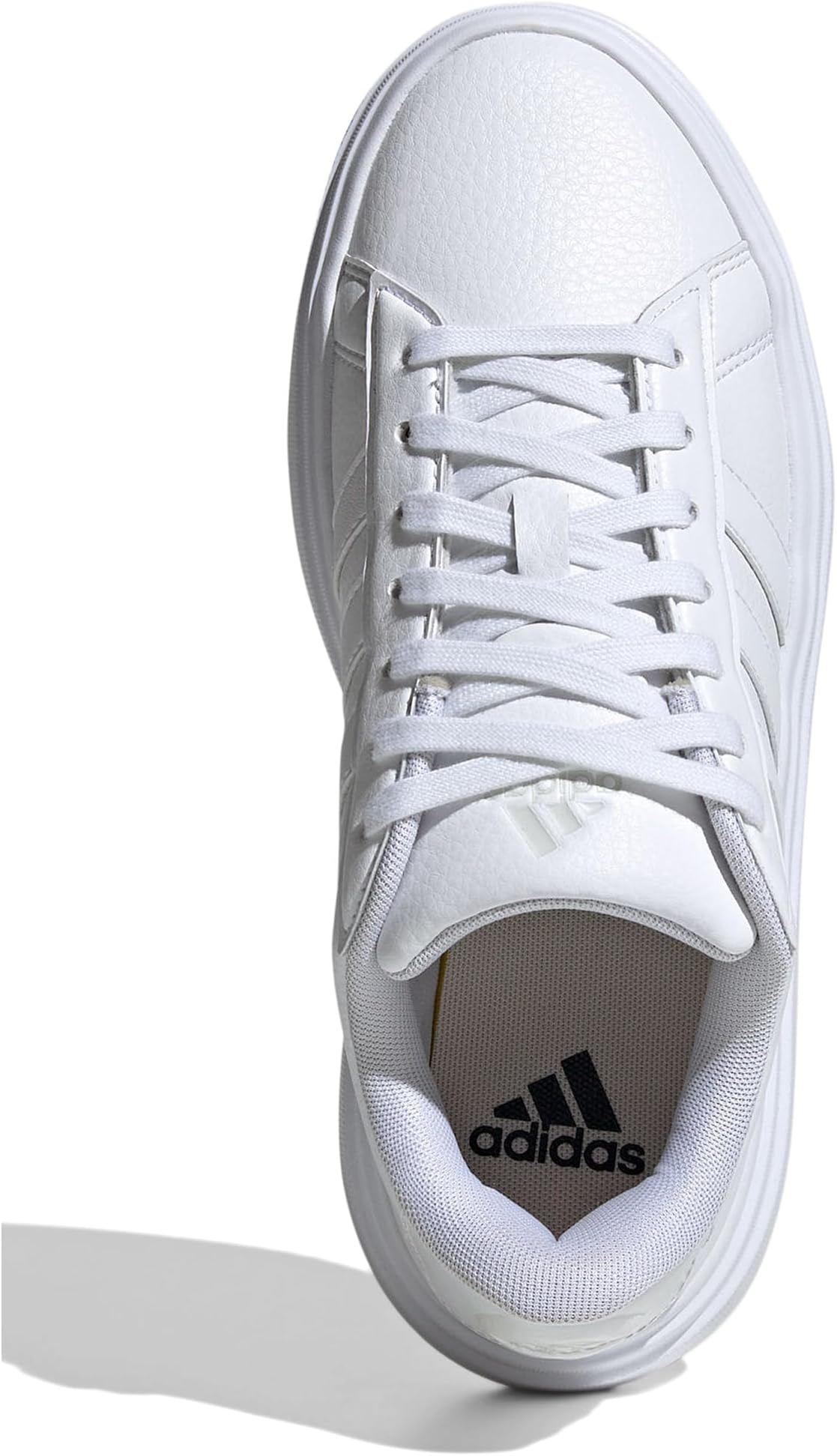 Кроссовки adidas Grand Court Platform, цвет White/White/Crystal White — фото 2