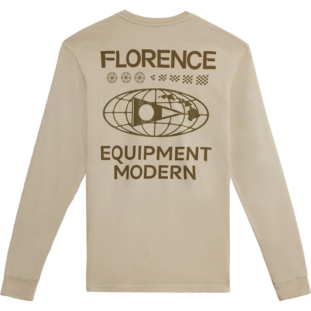 

Длинный рукав футболка Decal Florence Marine X, цвет tan