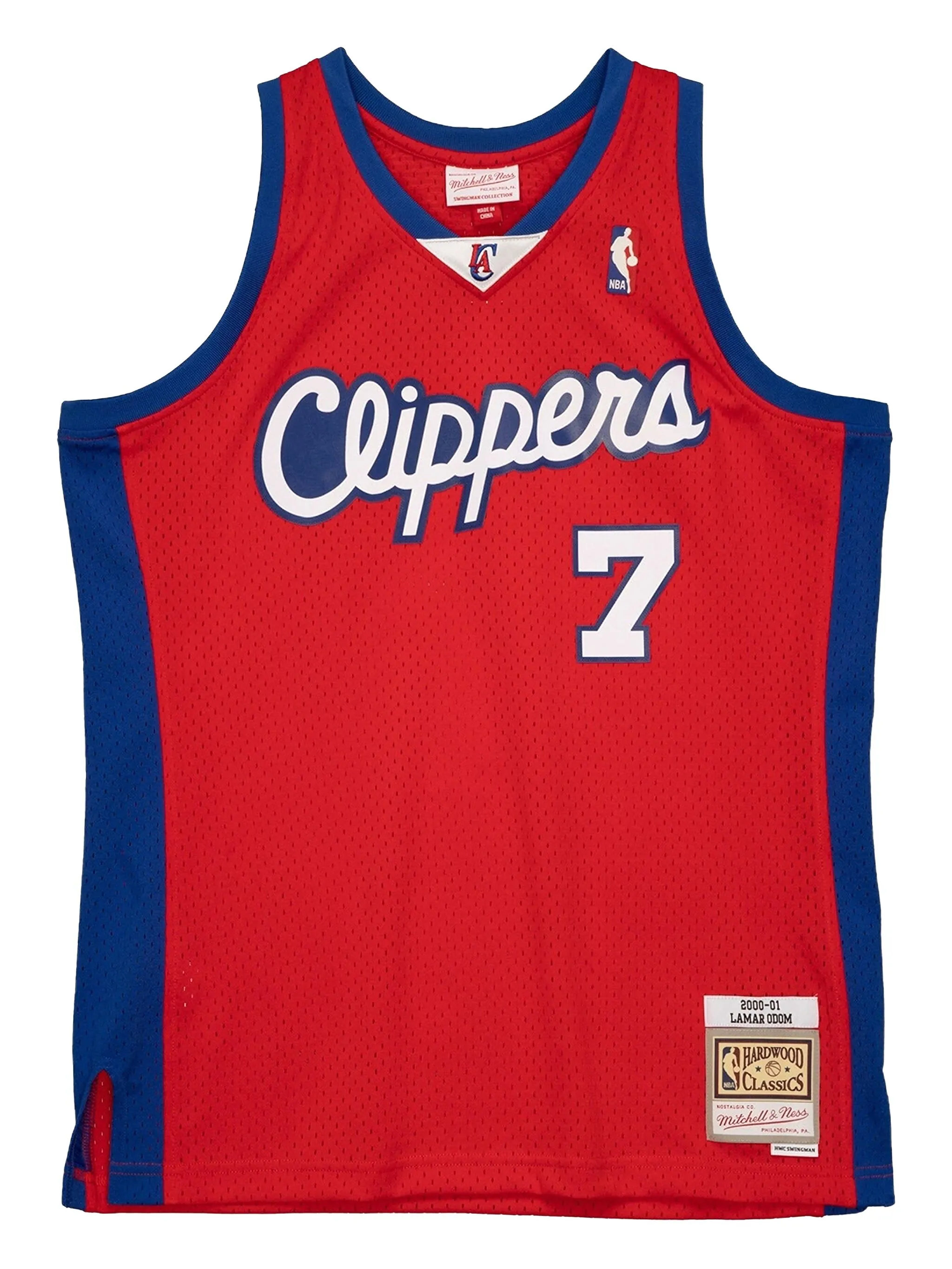 

Топ Los Angeles Clippers Lamar Odom Hardwood Classics Swingman Mitchell & Ness, красный