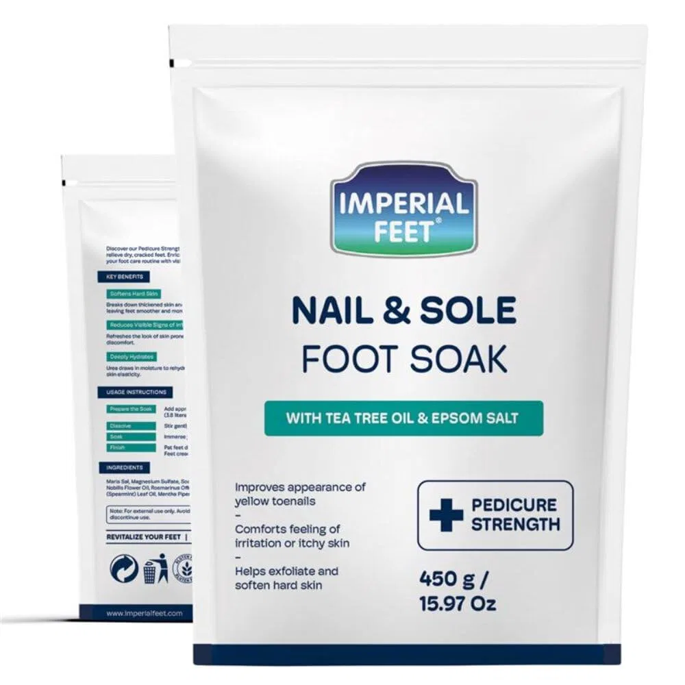 Ванночка для ног с маслом чайного дерева и солью Эпсома Imperial Feet, Green: Fungal