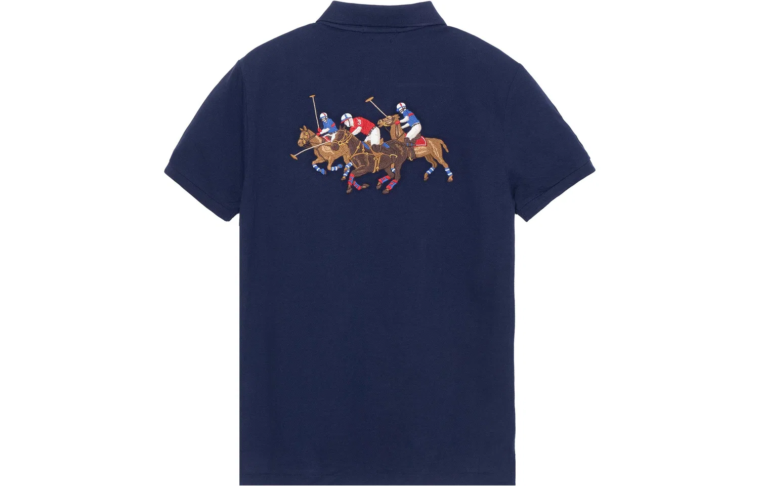 Поло мужское SS23 Marine Blue Polo Ralph Lauren — фото 3