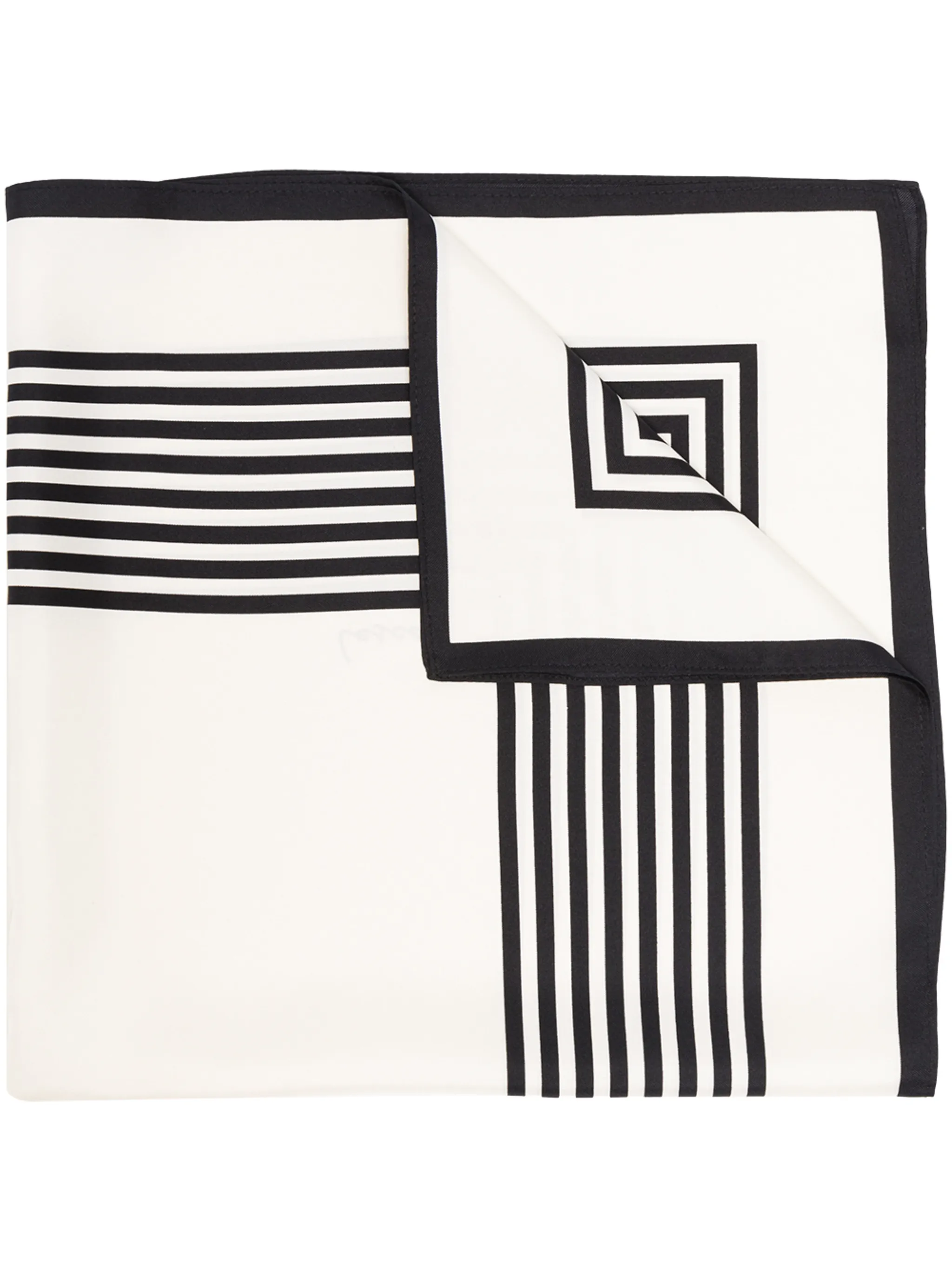 

Шарф No.1 в полоску Lescarf, черный