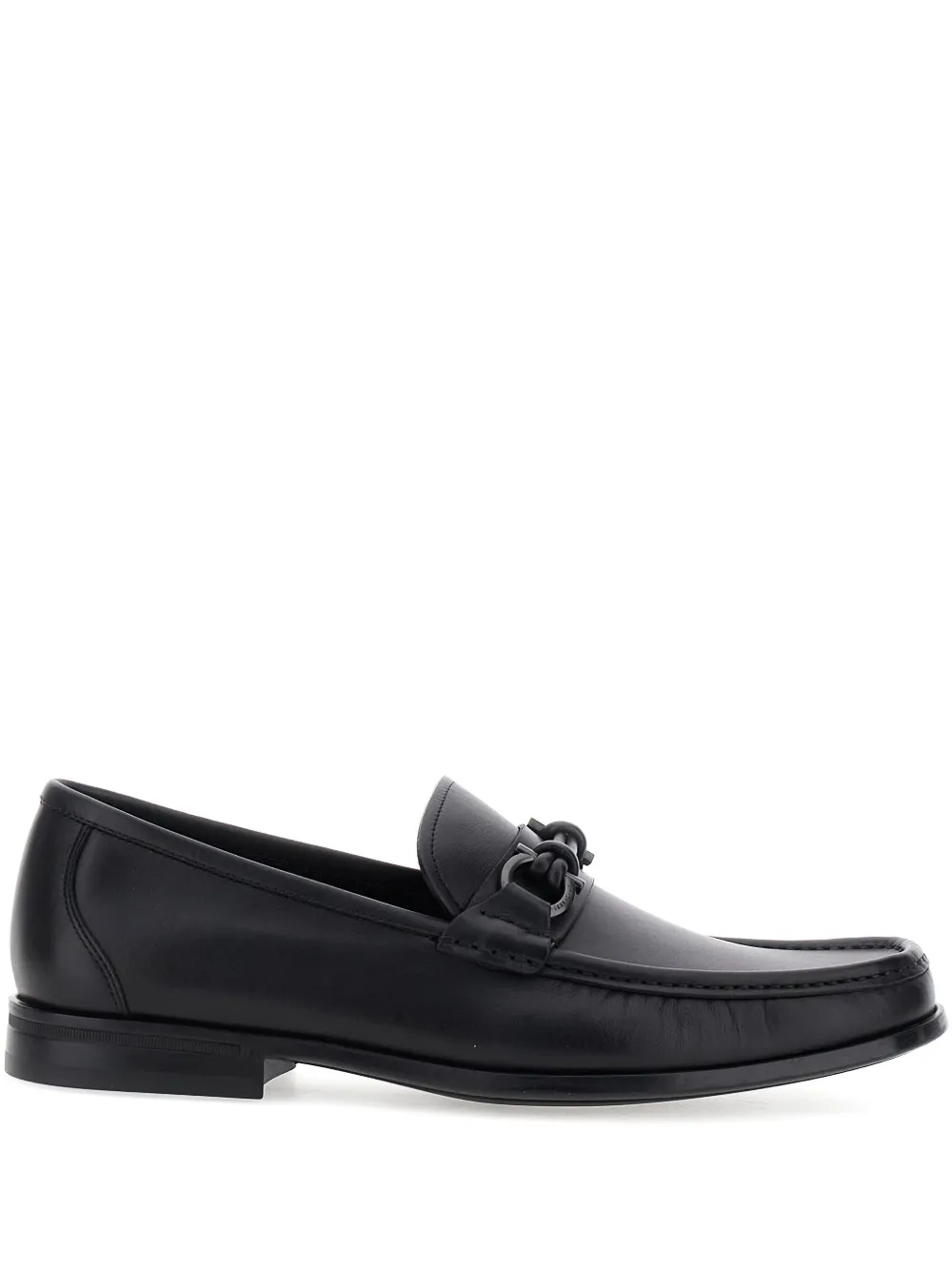 

Лоферы с деталями Gancini Ferragamo, черный