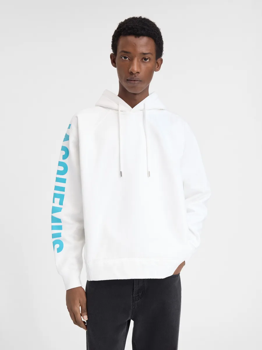 

Толстовка с логотипом на рукавах с капюшоном Typo Jacquemus, мульти-белый