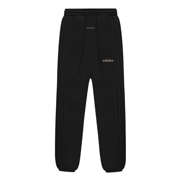 

Штаны x fear of god athletics плотные флисовые спортивные штаны Adidas, черный