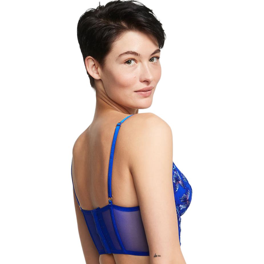 Victoria's Secret Женский комплект нижнего белья синий — фото 4