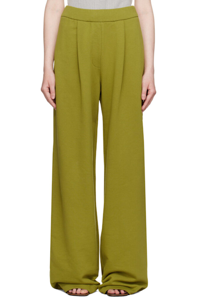 

Зеленые прямые спортивные штаны Dries Van Noten
