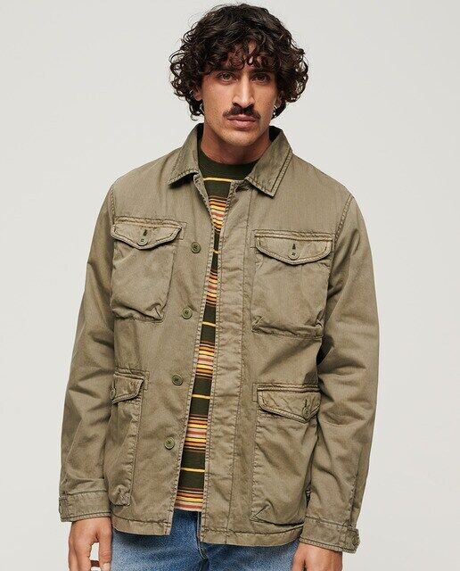 

Легкая мужская куртка в стиле милитари M65 Superdry, хаки
