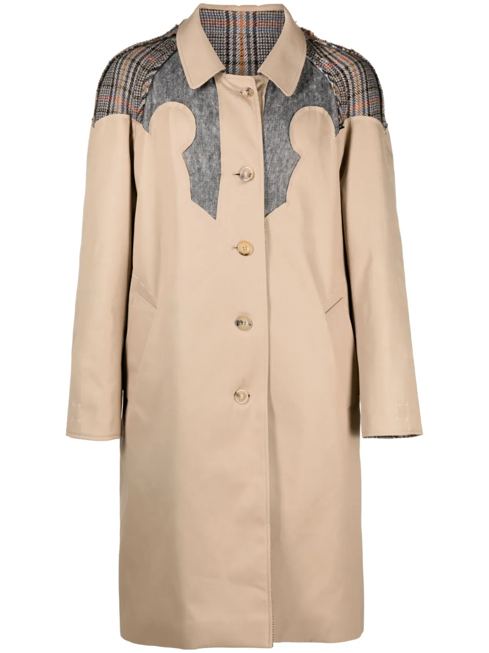 Двустороннее пальто MAISON MARGIELA, нейтральный