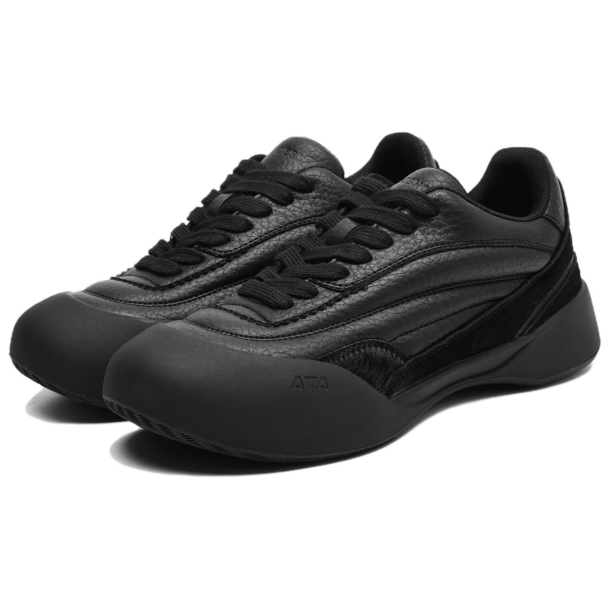 

YEDANI Дышащие мужские повседневные кеды низкие черные женские, цвет Black (Women's)