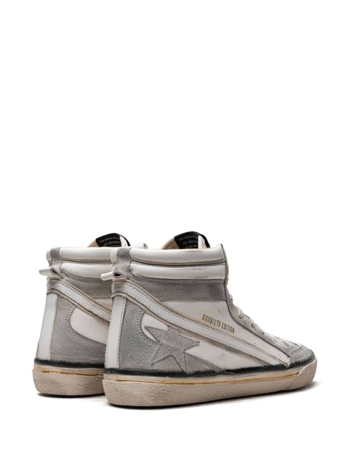 Golden Goose кроссовки Slide "White/Ice", белый — фото 2