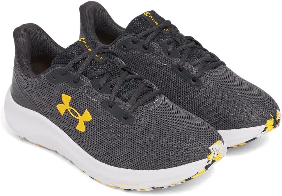 Кроссовки Under Armour Charged Pursuit 4 для мужчин, антрацит/золотой — фото 2