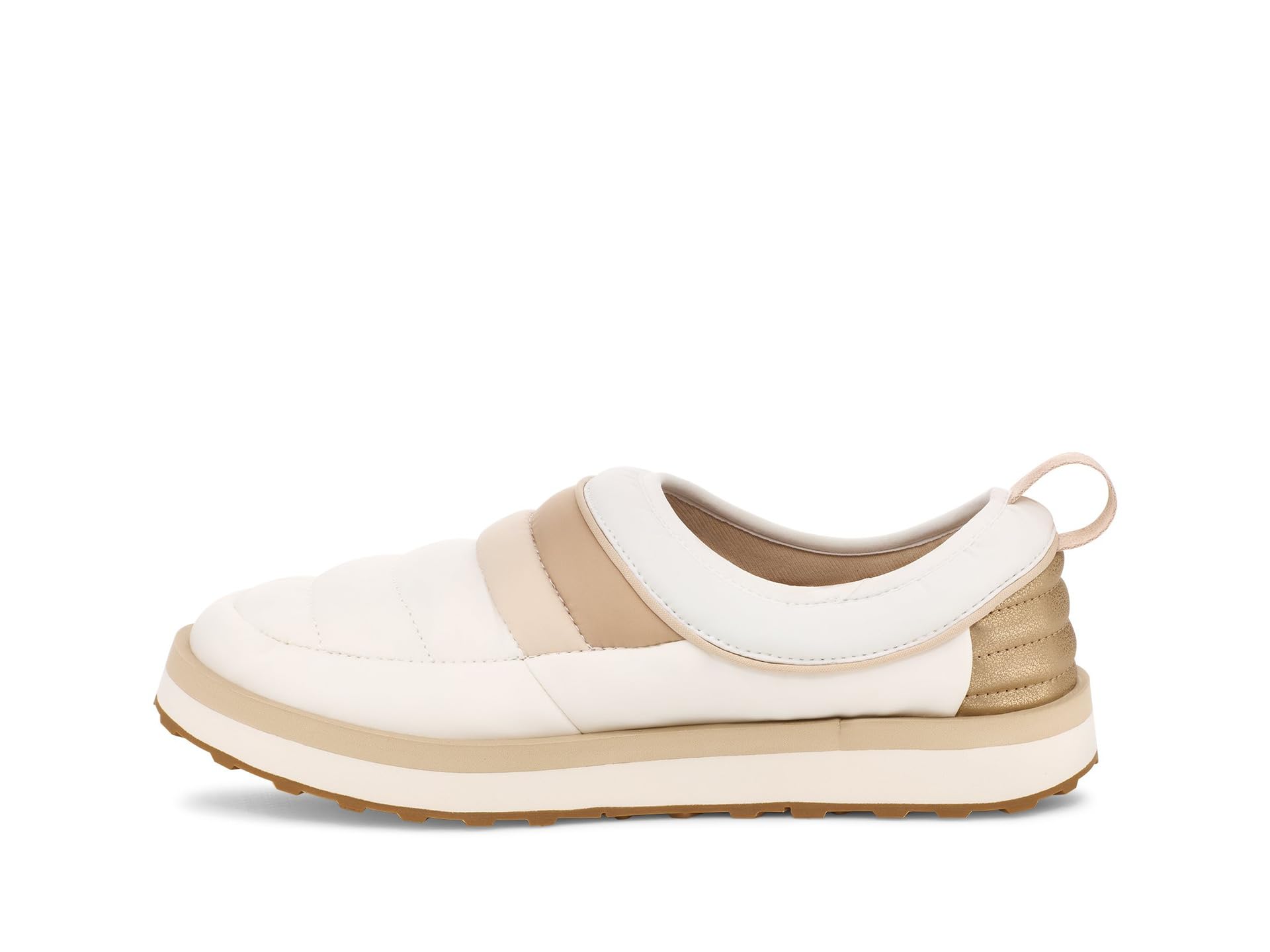 Лоферы Sanuk Puffy Chiller Low 2 Glam, цвет Champagne — фото 4