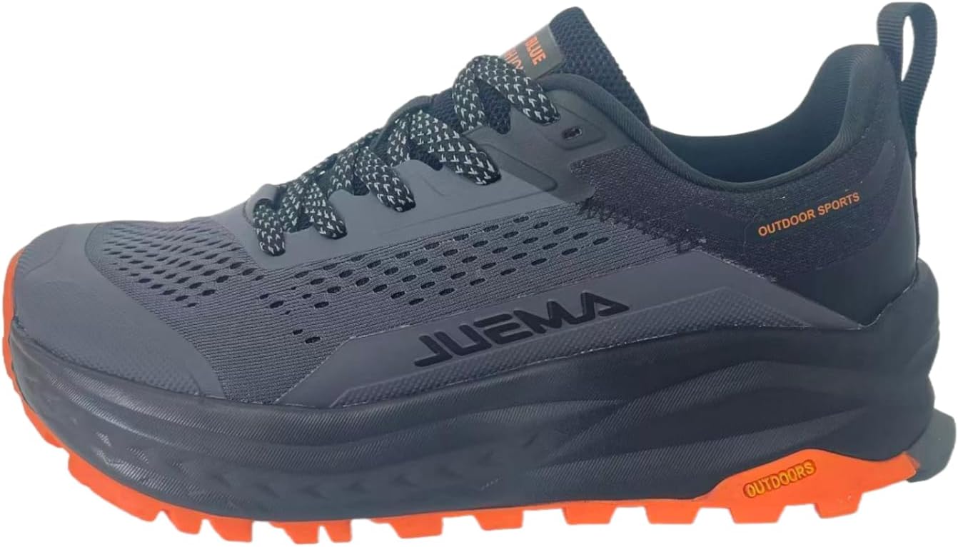 

Беговые кроссовки широкого размера, верх из дышащей сетки, амортизированные кроссовки для трейлраннинга, универсальная повседневная спортивная обувь для работы и отдыха Generic, серый