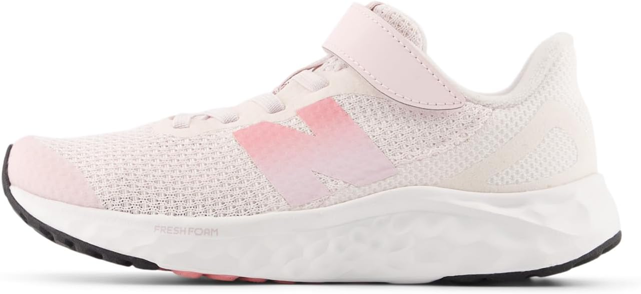 Кроссовки New Balance Unisex-Child Fresh Foam Arishi V4 с шнуровкой, розовый — фото 2