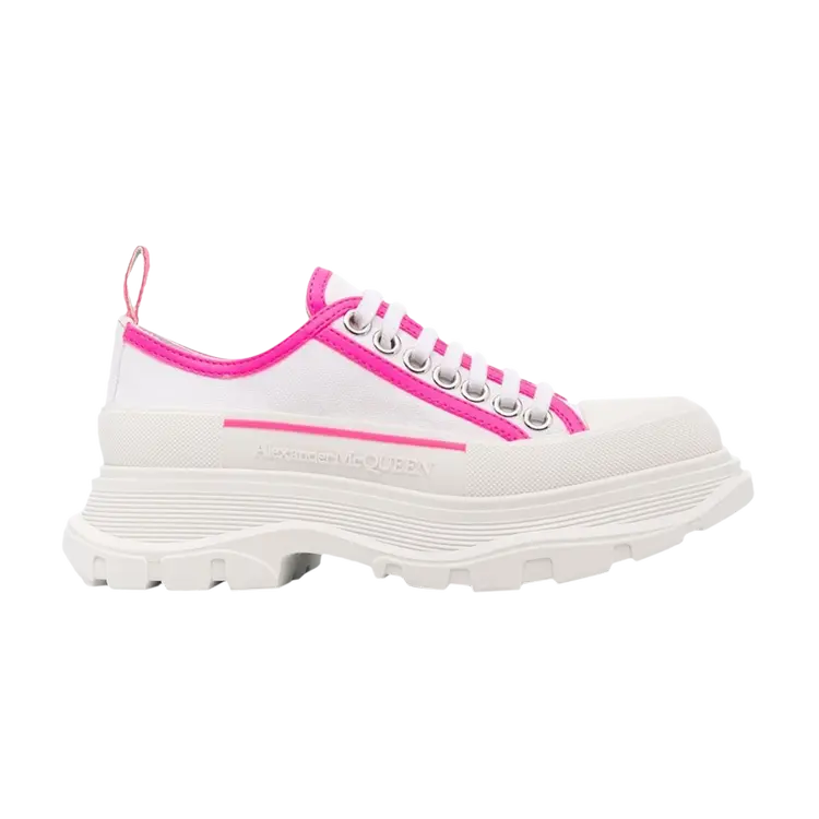 Кроссовки Alexander McQueen Wmns Tread Slick Lace Up, белый