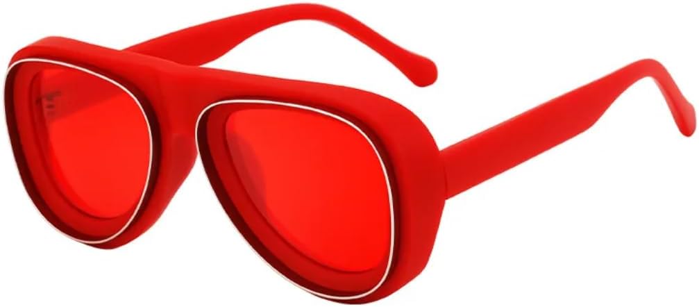 

Винтажные солнцезащитные очки для женщин и мужчин, мужские солнцезащитные очки в панк-стиле, роскошные дизайнерские очки, популярные очки в крупной оправе SZVVBKK, Red