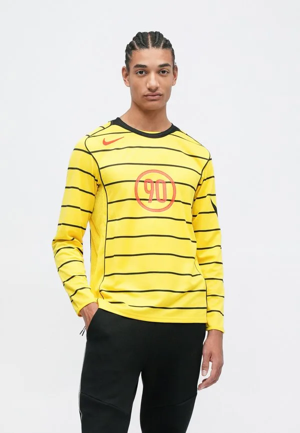 Футболка с длинными рукавами energy Nike Sportswear, Yellow/Black/Red — фото 4