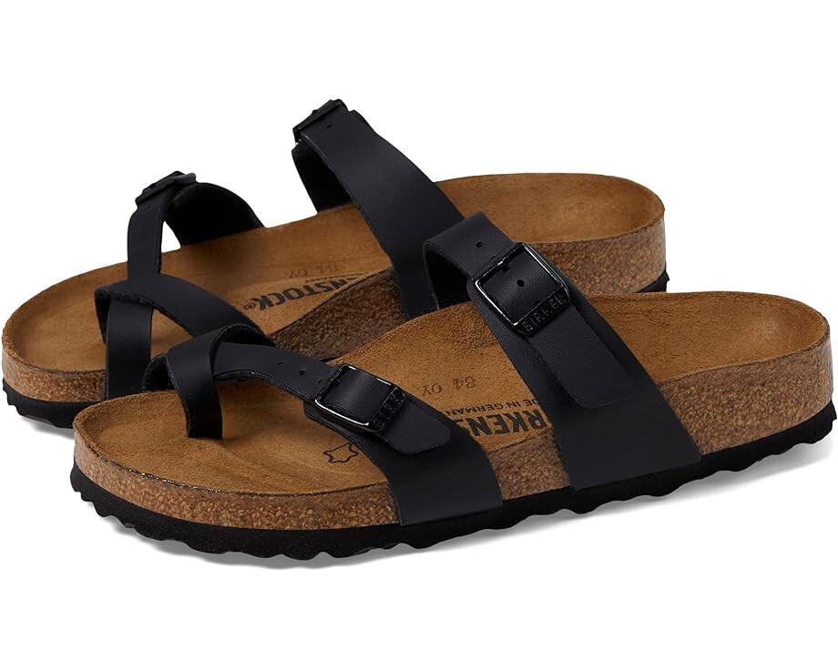 

Сандалии Birkenstock Mayari - Birko-Flor & Birkibuc, цвет Black Birko-Flor 1