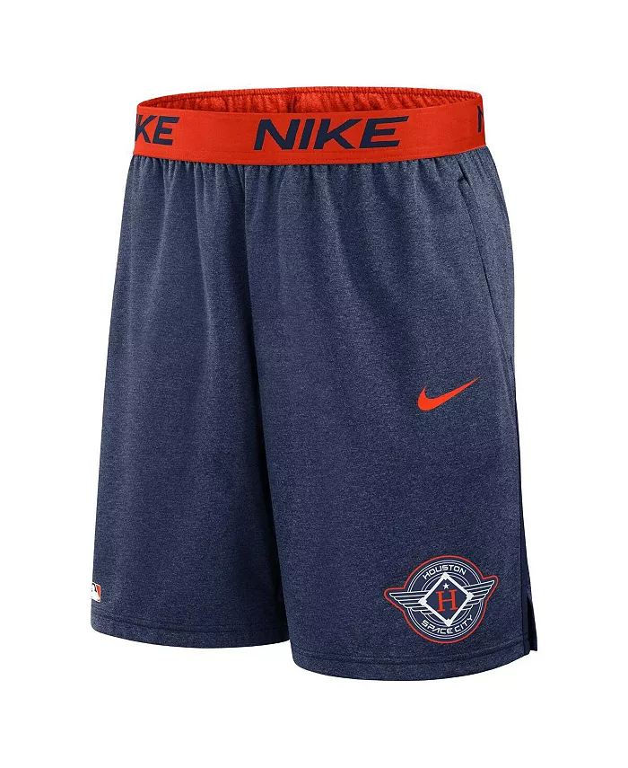Мужские вязаные шорты Houston Astros 2025 City Connect Authentic Collection в цвете Navy/Orange Nike — фото 2