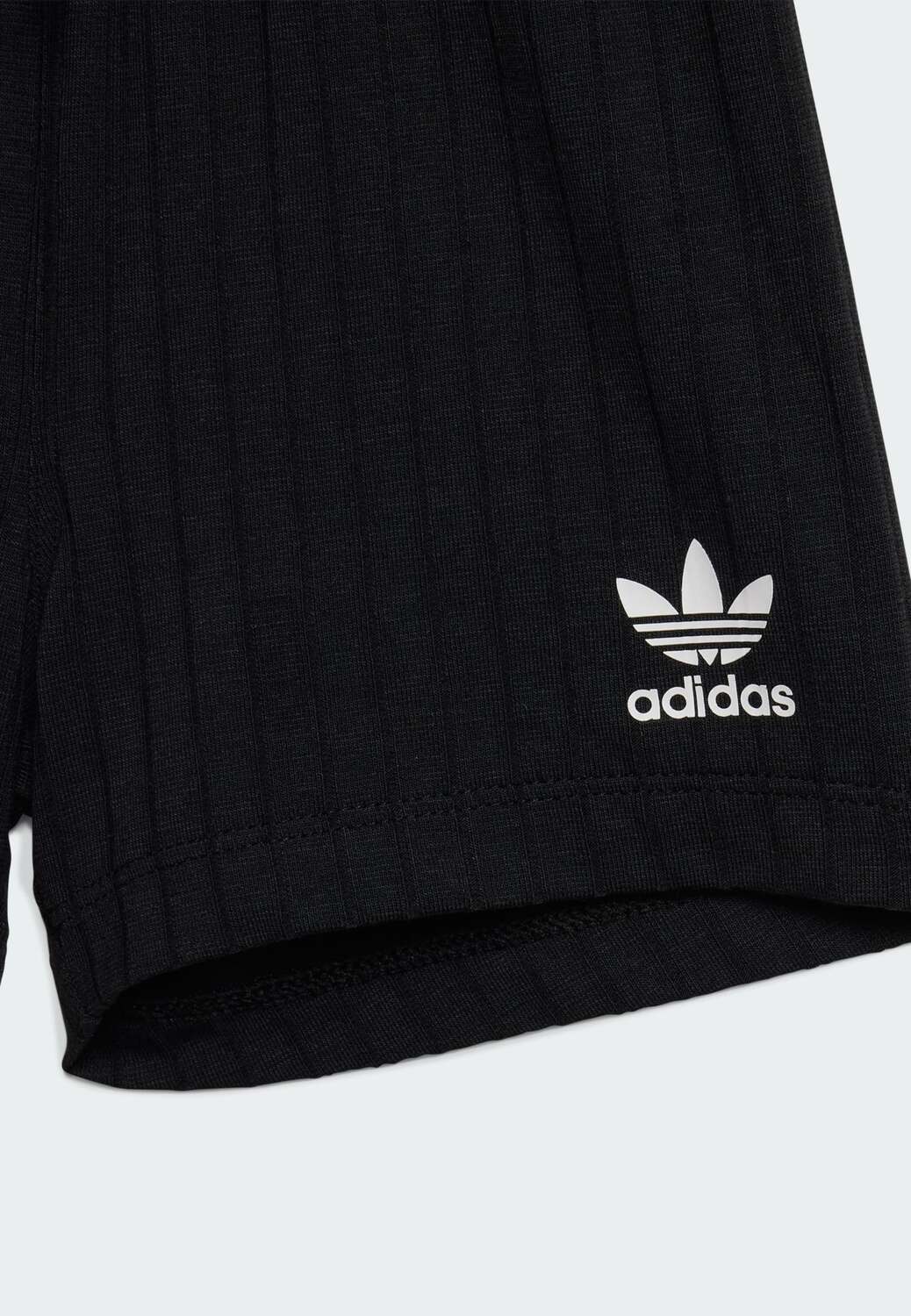 Adidas Originals Футболка Regular Wide Rib черная — фото 4