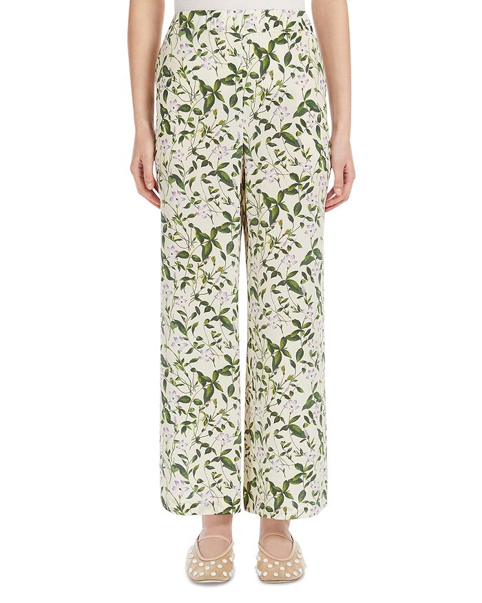 

Шелковые брюки Reed Weekend Max Mara, мультиколор