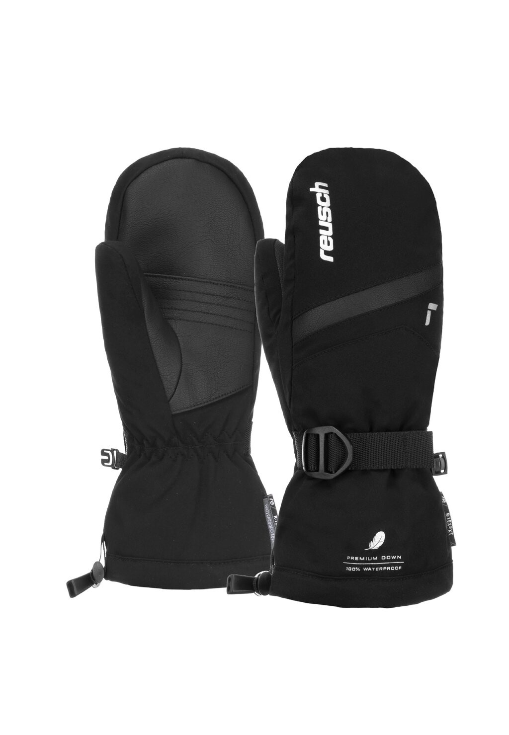 

Варежки Reusch, цвет black silver