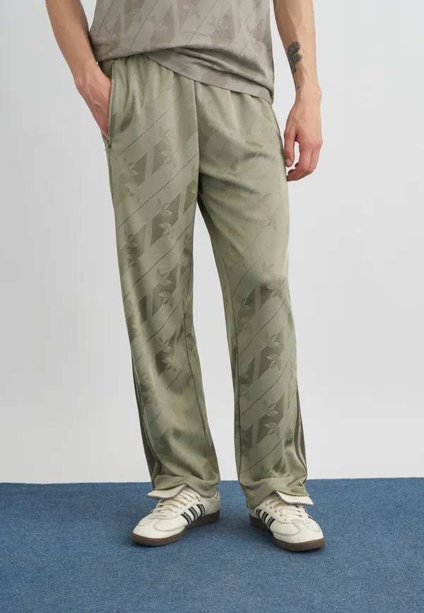 Тренировочные штаны Monogram firebird Adidas Originals, серебристый галька