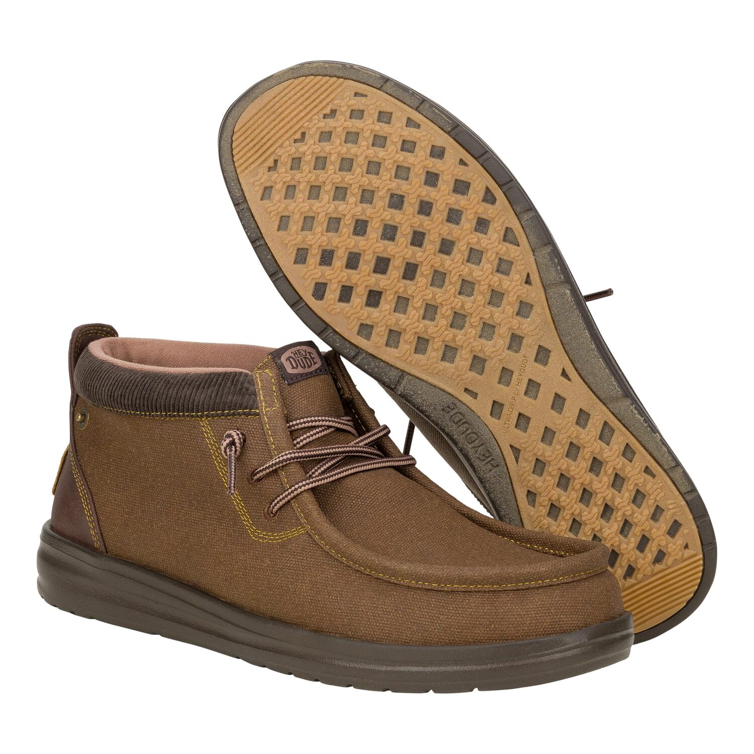 

Лоферы Hey Dude Wally Mid Gripr Workwear, Dark Brown