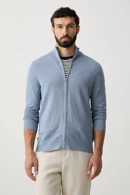 Кардиган мужской хлопковый Tommy Hilfiger, синий