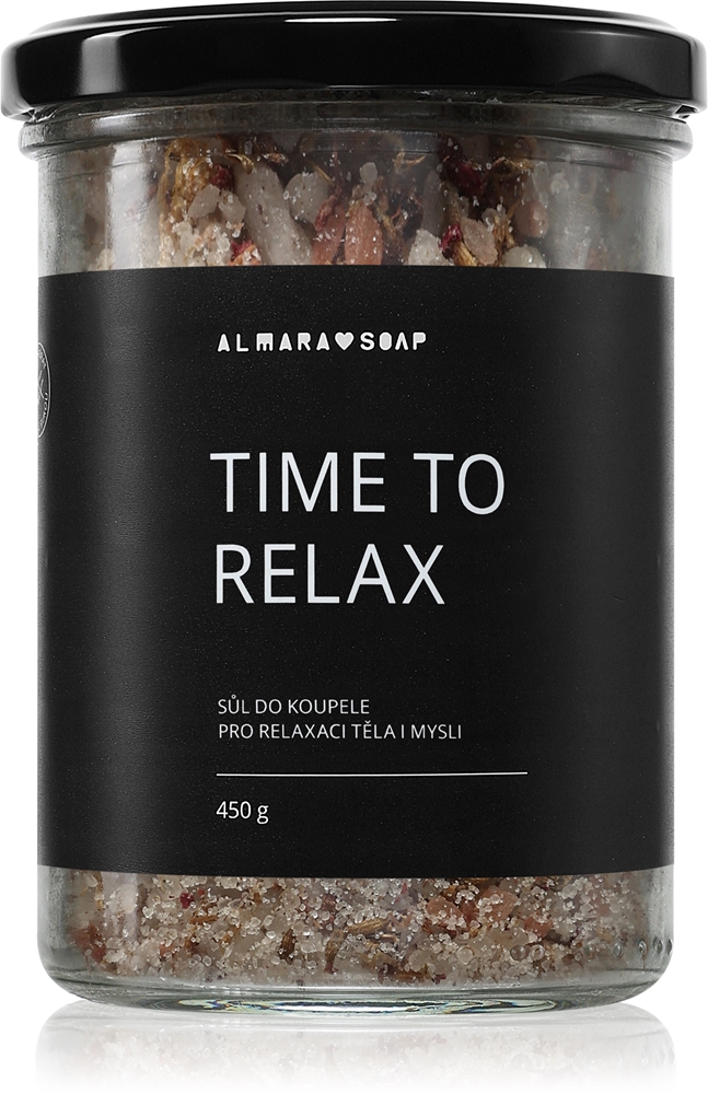 

Расслабляющая соль для ванн Almara Soap, aromatas time to relax 450 гр