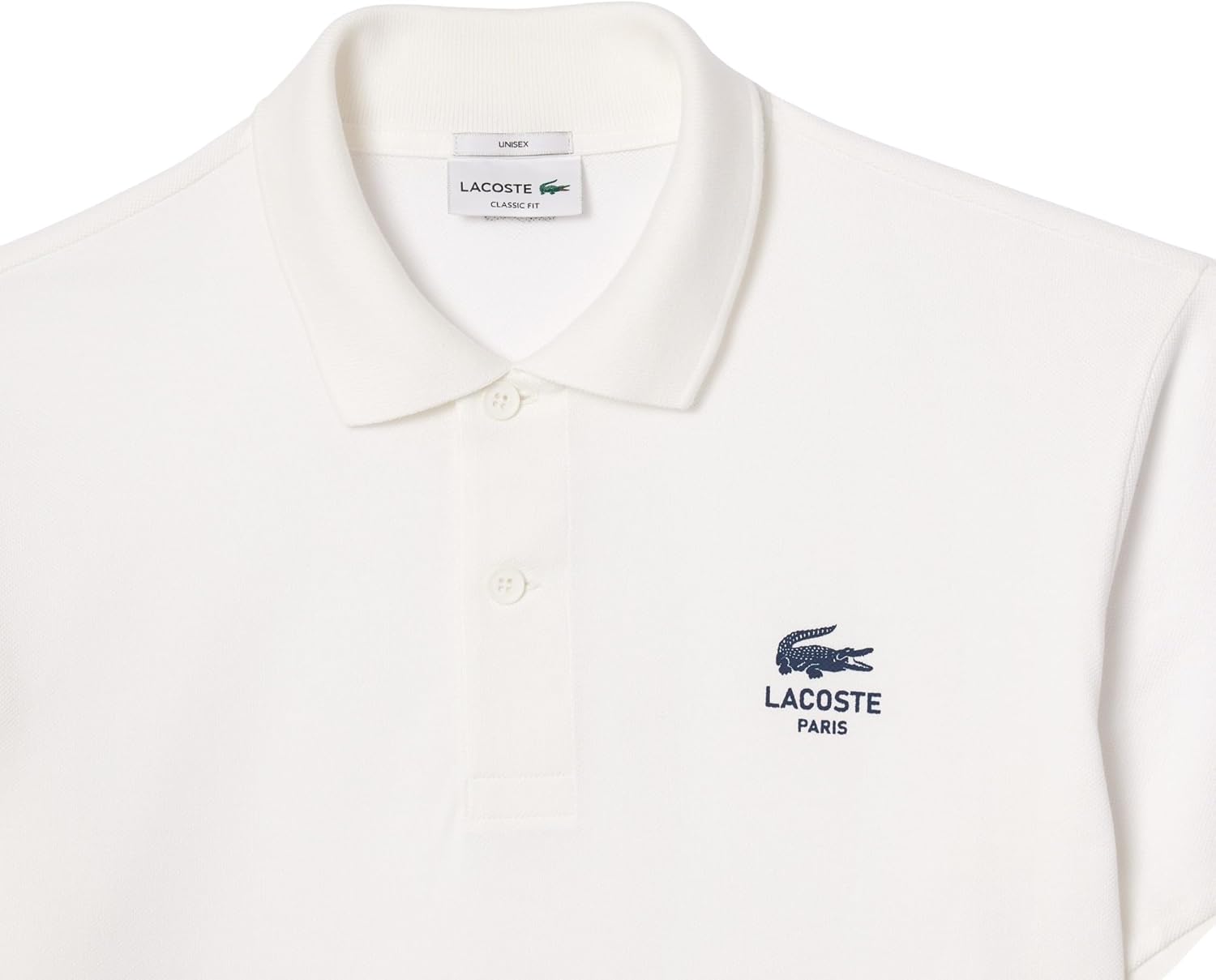 Lacoste мужская оригинальная L.12.12 поло с коротким рукавом классического кроя и логотипом на груди, White — фото 2