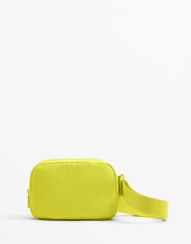 

Сумка-пояс Oysho Cross-body желтого цвета