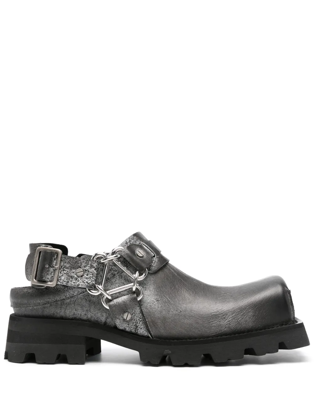 

Мюли с ремешками Acne Studios, черный