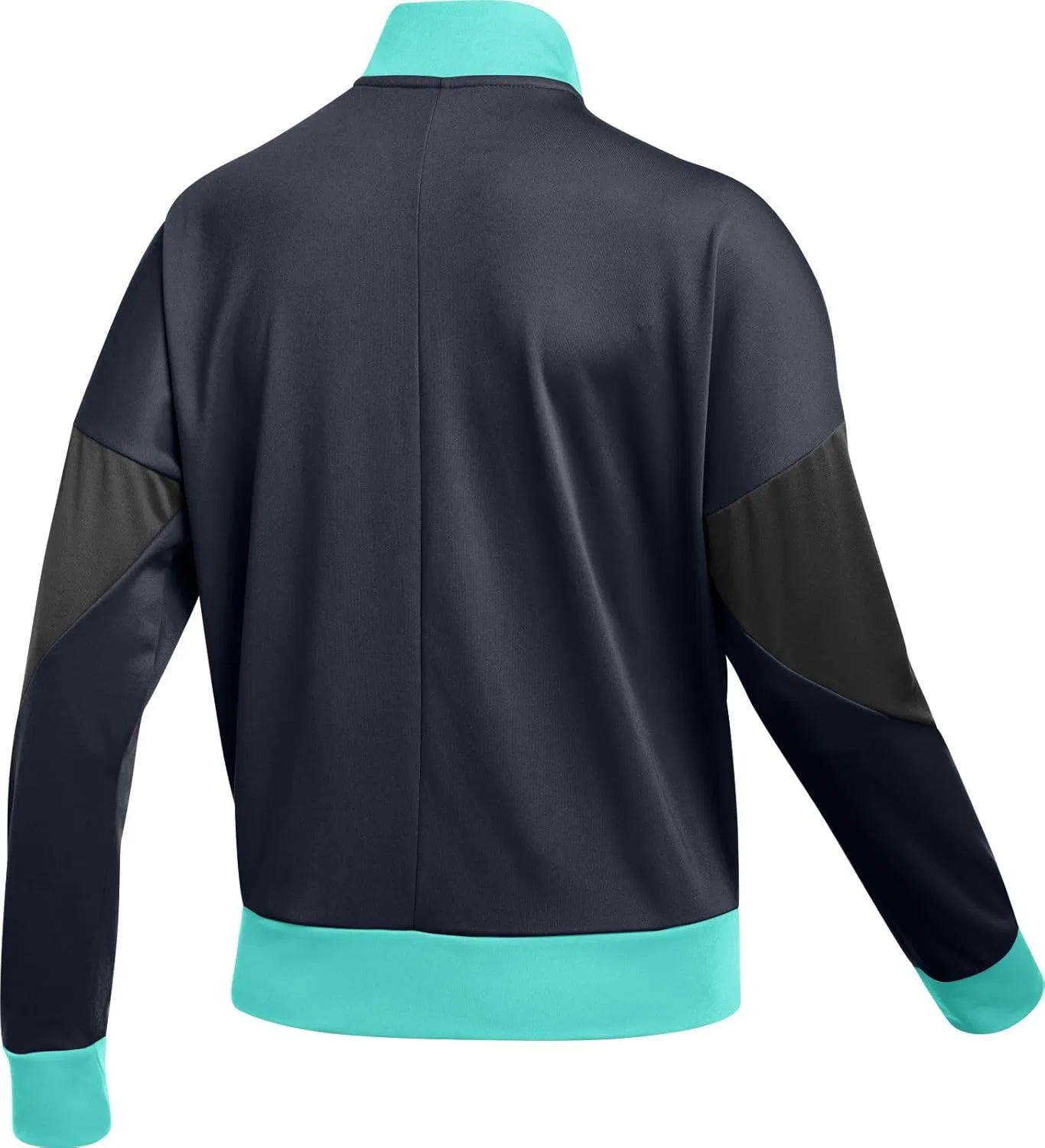 Женская ветровка NIKE, Dri-Fit, цвет Obsidian/Black/Hyper/White — фото 2