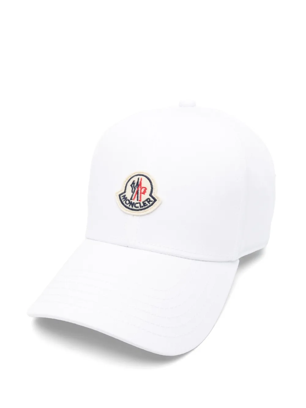 

Бейсболка с нашивкой-логотипом MONCLER, белый